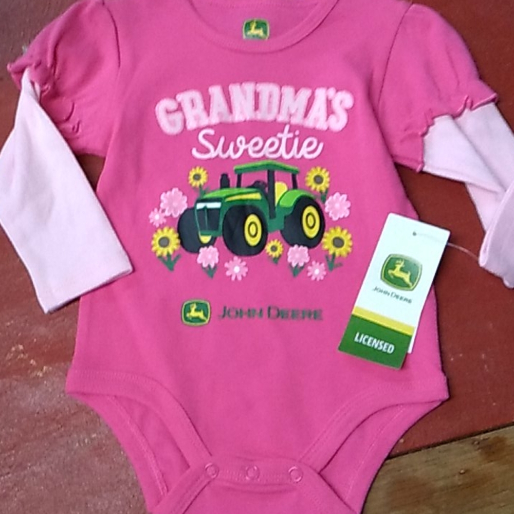 John Deere  Girls  bodysuit